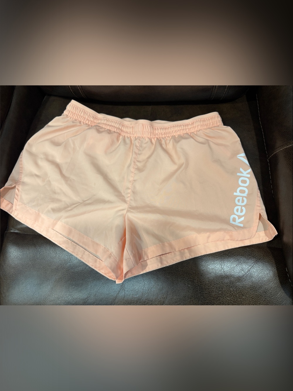 Reebok Peach Athletic Running Shorts